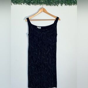 Vintage Paul Harris Designs Y2K Fairy Grunge Whimsigoth Cowlneck Mini Dress